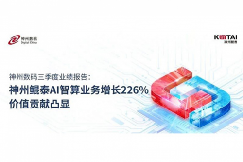 BB贝博艾弗森官网数码三季度业绩报告：神州AI智算业务增长226%，价值贡献凸显